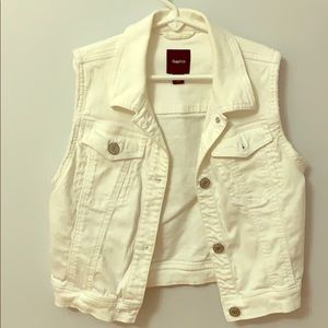White denim jacket from Gap